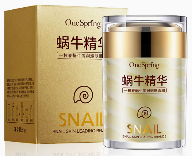 Crema reparadora de baba de caracol