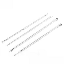 4 Uds removedor de espinillas herramienta extractora de comedones Kit de eliminación de acné tratamiento para imperfecciones, eliminación sin riesgo de imperfecciones faciales.