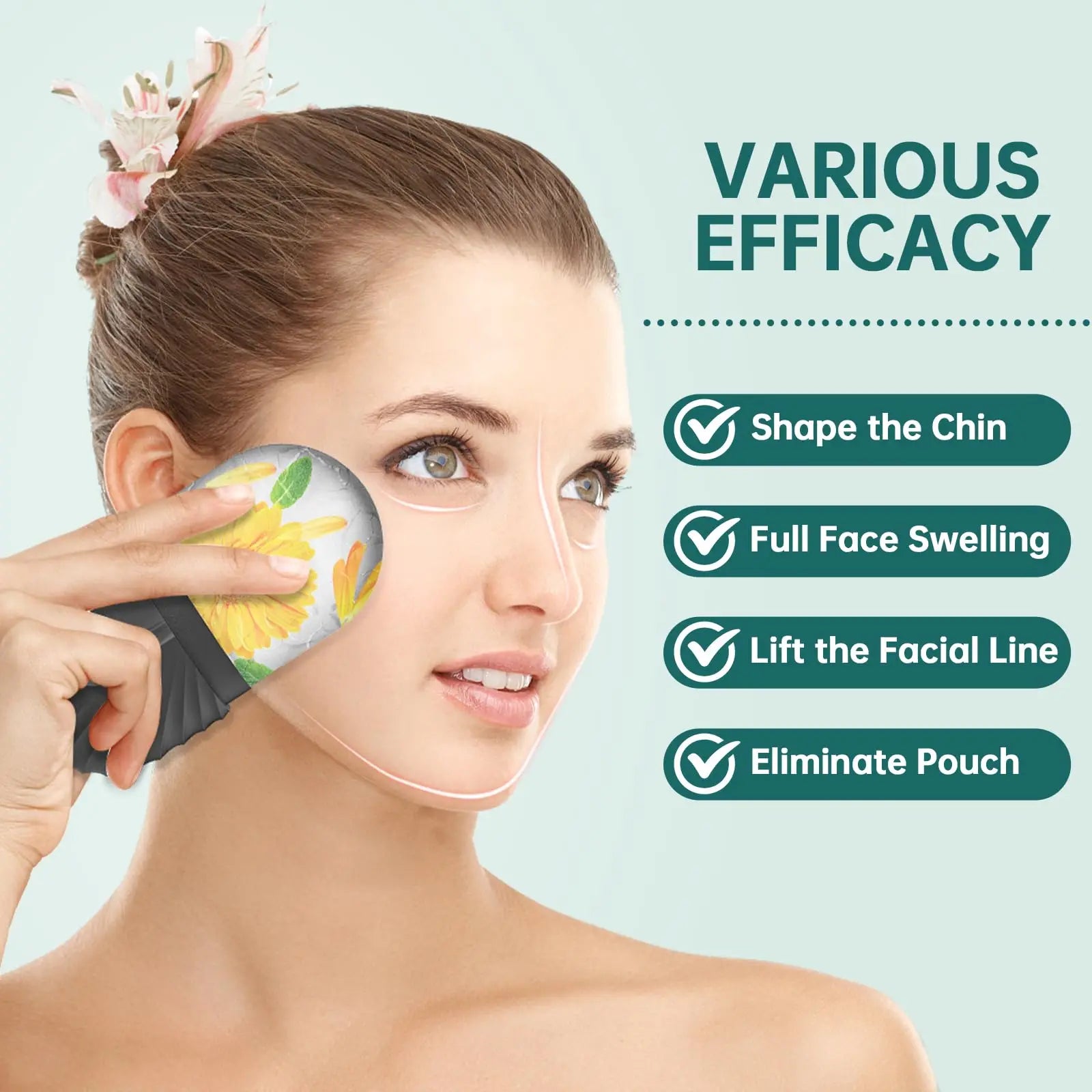 Set profesional de crioterapia para el esculpido facial