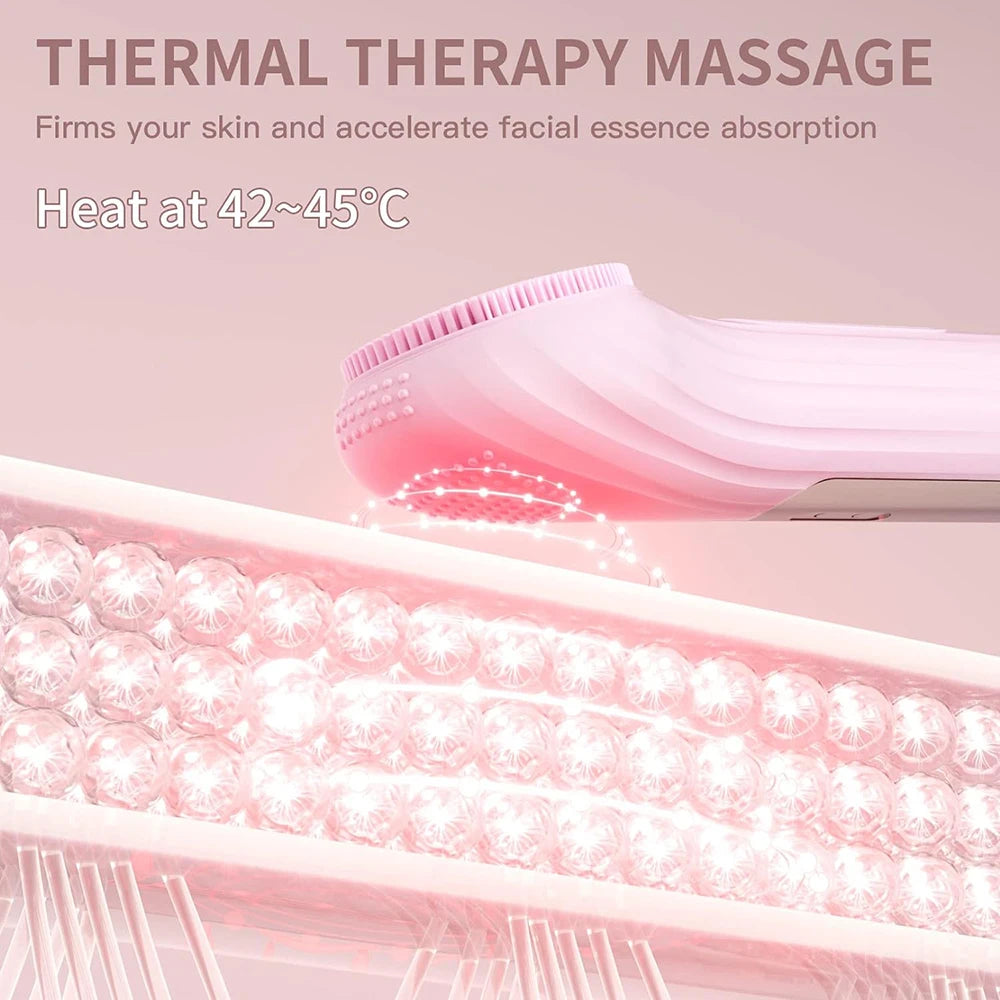 Cepillo Facial Sónico Recargable Impermeable - Exfoliante Vibratorio para Limpieza Profunda