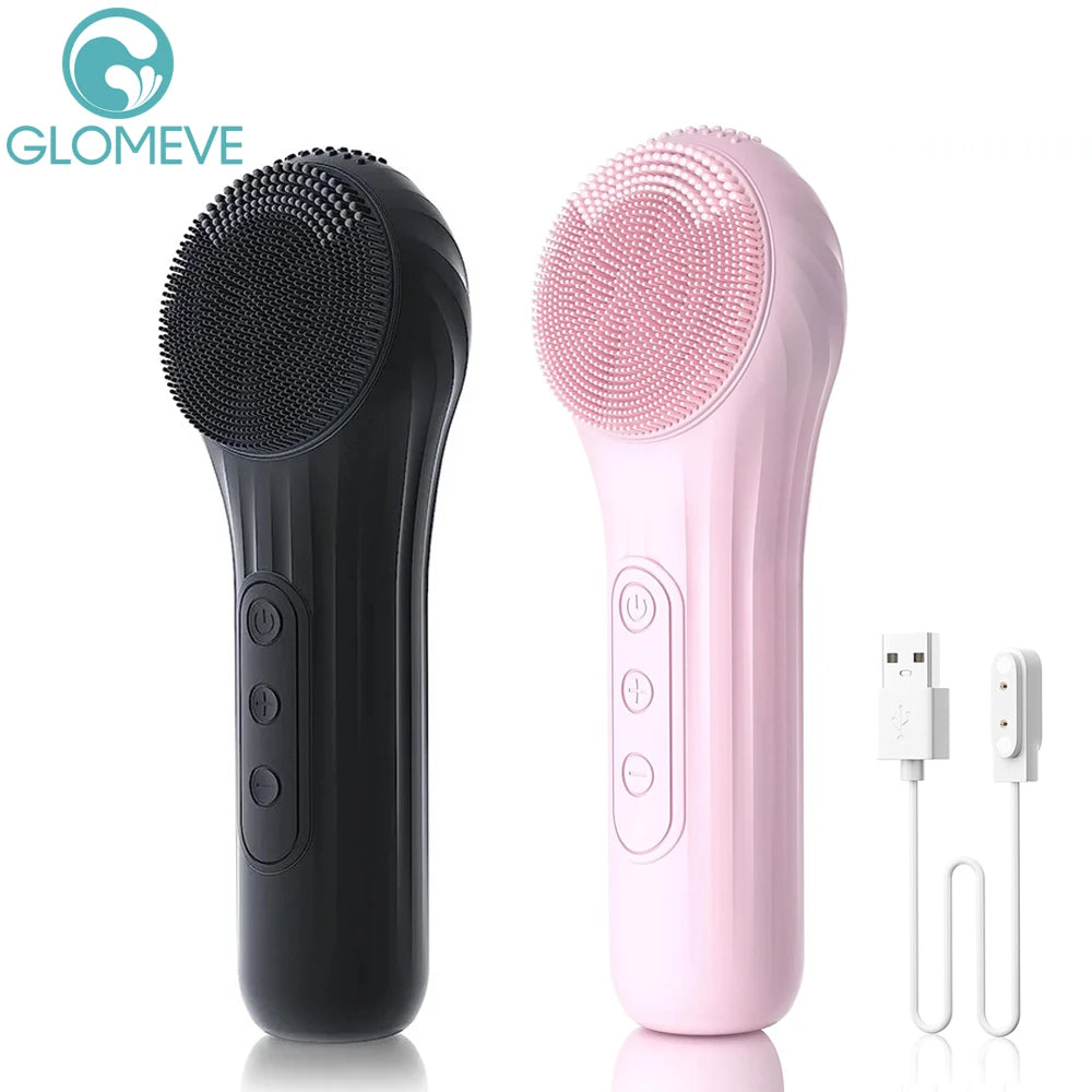 Cepillo Facial Sónico Recargable Impermeable - Exfoliante Vibratorio para Limpieza Profunda