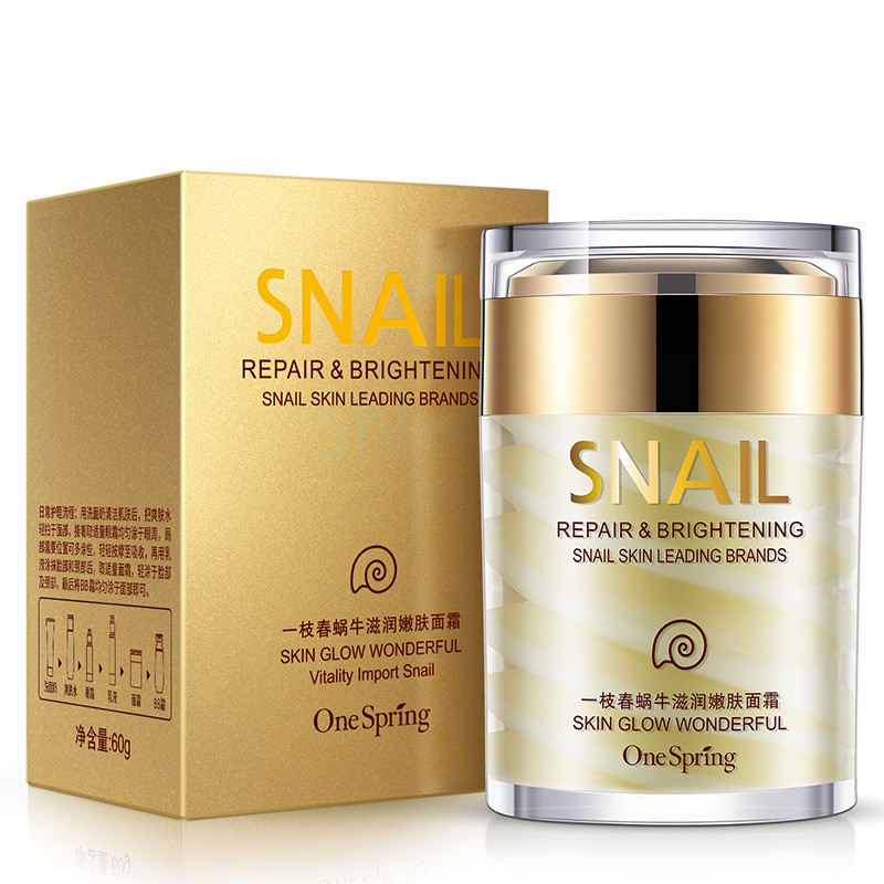 Crema reparadora de baba de caracol